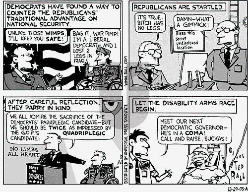 Ted Rall on Thursday December 29, 2005 Comic Strip
