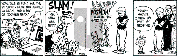 Calvin and Hobbes on Thursday October 30, 2014 Comic Strip