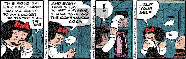 Nancy on Friday December 4, 2009 Comic Strip
