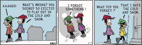 Grand Avenue on Thursday February 7, 2019 Comic Strip