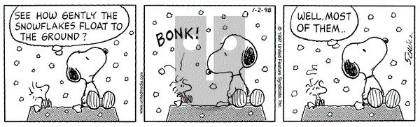 Peanuts on Friday January 2, 1998 Comic Strip