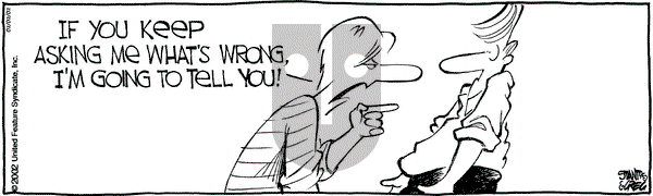 The Buckets on Saturday February 2, 2002 Comic Strip