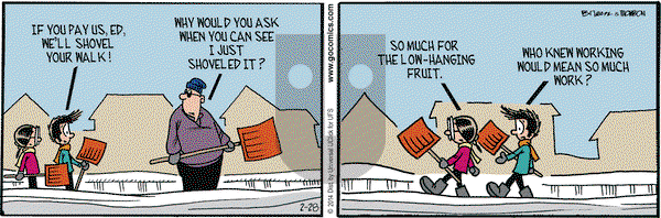 Grand Avenue on Friday February 28, 2014 Comic Strip