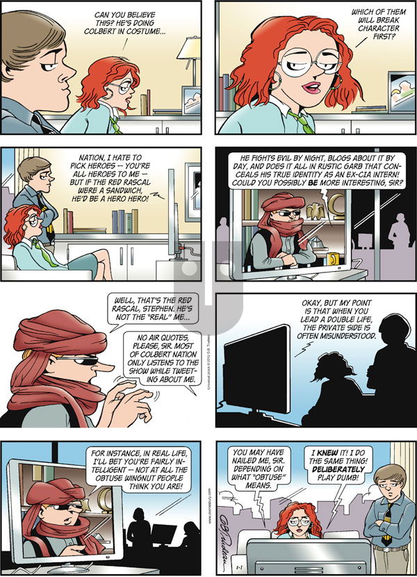 Doonesbury on Sunday January 1, 2012 Comic Strip