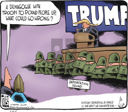 Tom Toles on Sunday November 15, 2015 Comic Strip