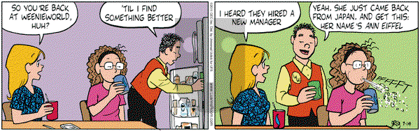 Luann on Thursday July 14, 2011 Comic Strip