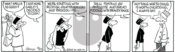Arlo and Janis on Saturday October 25, 2003 Comic Strip