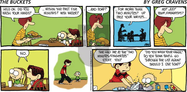 The Buckets on Sunday September 2, 2018 Comic Strip