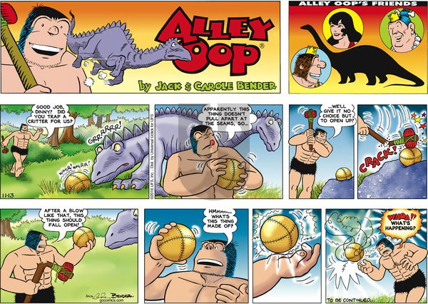 Alley Oop on Sunday November 13, 2016 Comic Strip