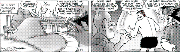 Alley Oop on Thursday January 11, 2007 Comic Strip