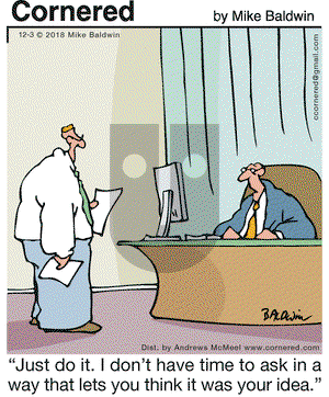 Cornered on Monday December 3, 2018 Comic Strip
