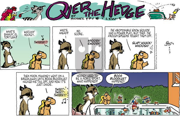 Over the Hedge on Sunday February 3, 2013 Comic Strip