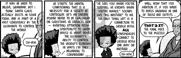 The Boondocks on Saturday July 14, 2007 Comic Strip