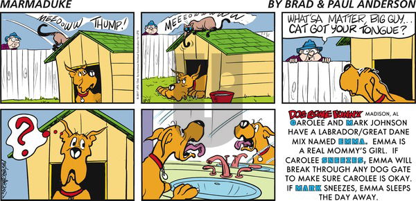 Marmaduke on Sunday October 15, 2017 Comic Strip
