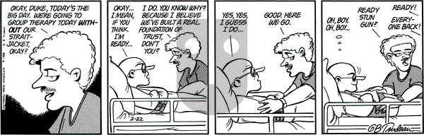 Doonesbury on Monday February 22, 1988 Comic Strip