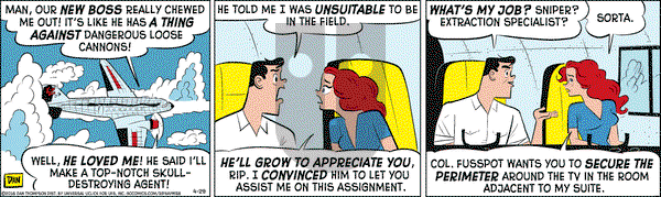 Rip Haywire on Friday April 29, 2016 Comic Strip