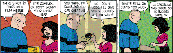 Luann on Tuesday October 23, 2012 Comic Strip
