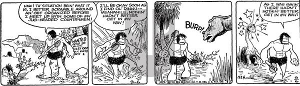 Alley Oop on Saturday September 6, 1947 Comic Strip