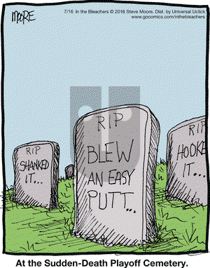In the Bleachers on Saturday July 16, 2016 Comic Strip