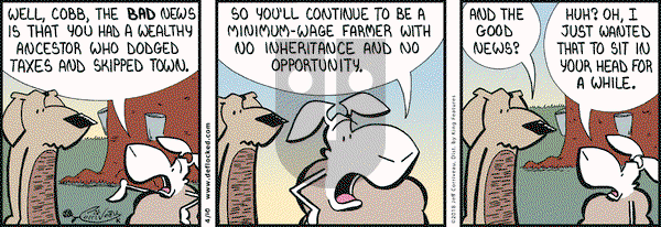 DeFlocked on Tuesday April 10, 2018 Comic Strip