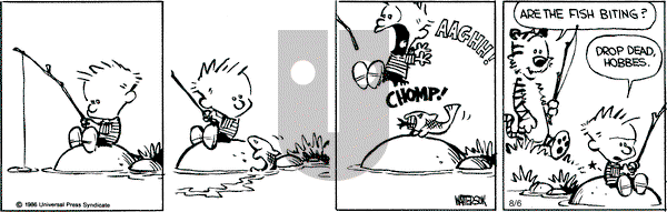 Calvin and Hobbes - Saturday August 6, 2011 Comic Strip