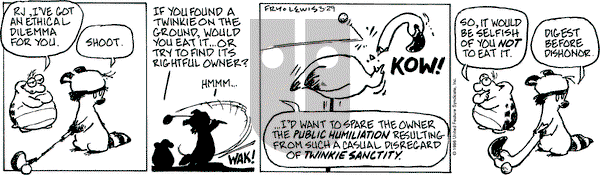 Over the Hedge on Friday March 29, 1996 Comic Strip