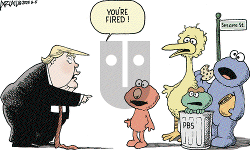 Robert Ariail on Monday May 5, 2025 Comic Strip