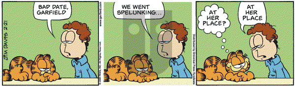 Garfield on Tuesday February 21, 2006 Comic Strip
