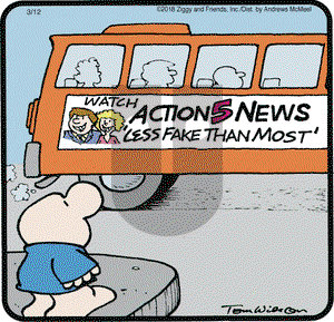 Ziggy on Monday March 12, 2018 Comic Strip