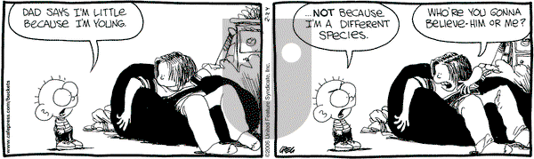 The Buckets on Friday February 24, 2006 Comic Strip