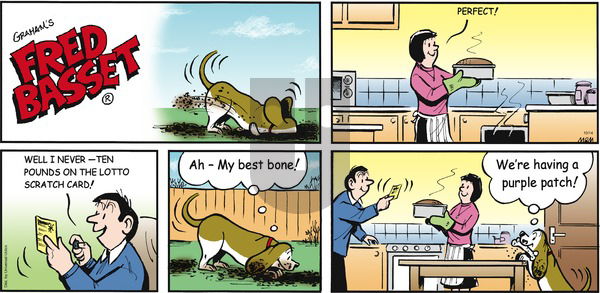 Fred Basset on Sunday October 14, 2012 Comic Strip