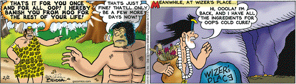 Alley Oop on Friday February 2, 2018 Comic Strip