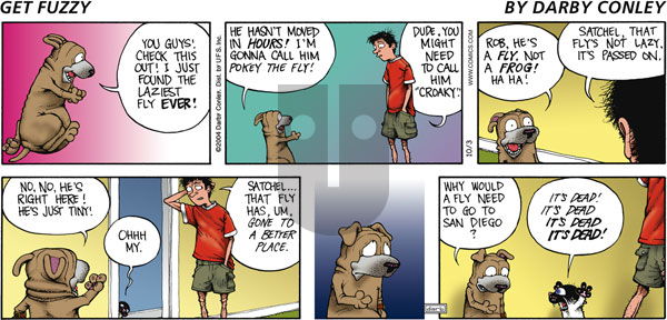 Get Fuzzy - Sunday October 3, 2004 Comic Strip