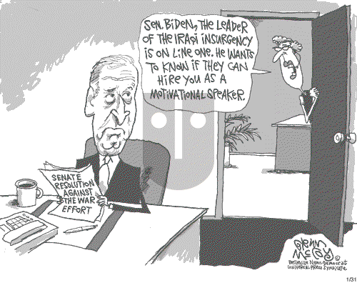 Glenn McCoy on Wednesday January 31, 2007 Comic Strip