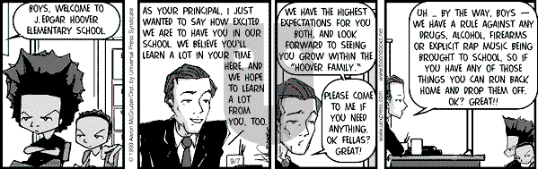 The Boondocks on Tuesday April 10, 2007 Comic Strip