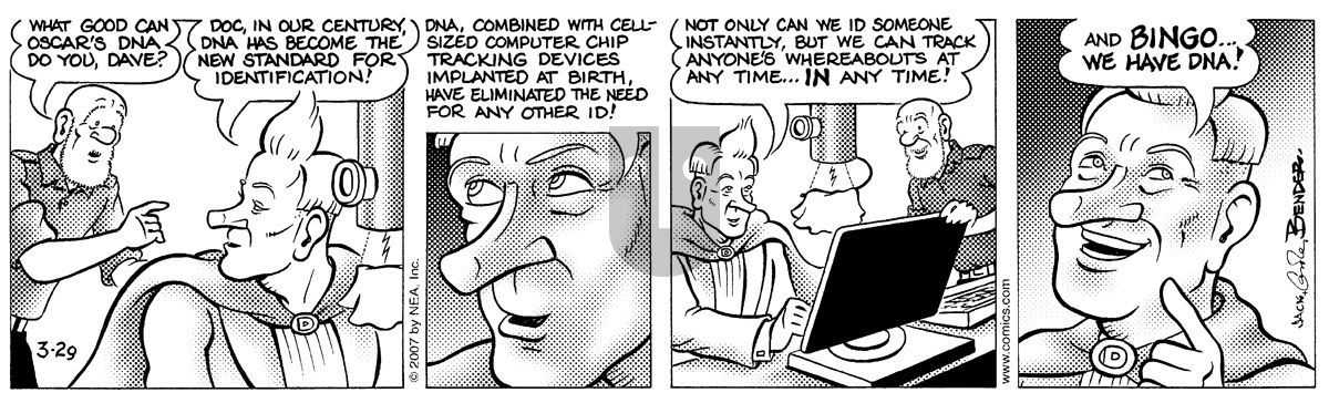 Alley Oop - Thursday March 29, 2007 Comic Strip