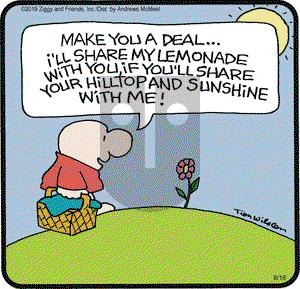 Ziggy on Friday August 16, 2019 Comic Strip