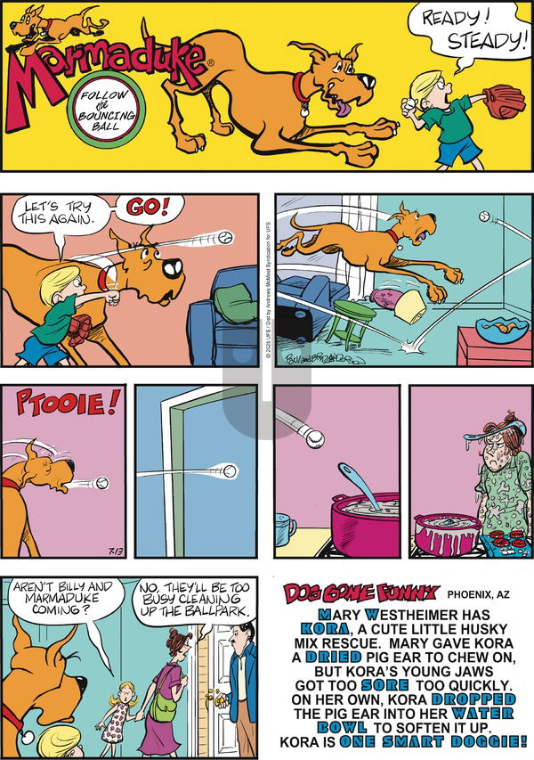 Marmaduke on 2025-07-13 Comic Strip