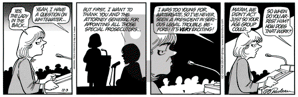 Doonesbury on Tuesday December 3, 1996 Comic Strip