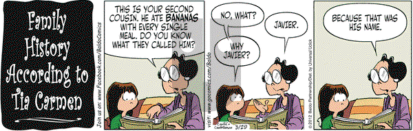 Baldo on Thursday March 29, 2012 Comic Strip