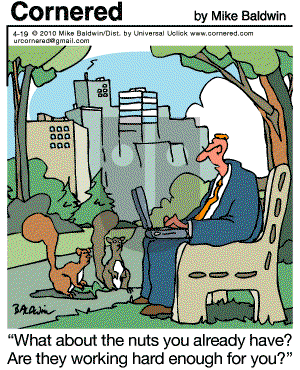 Cornered - Monday April 19, 2010 Comic Strip