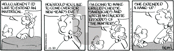 Drabble on Thursday December 30, 2004 Comic Strip