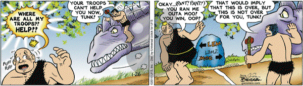 Alley Oop on Tuesday January 26, 2016 Comic Strip