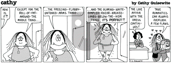Cathy Classics on Friday April 5, 1996 Comic Strip