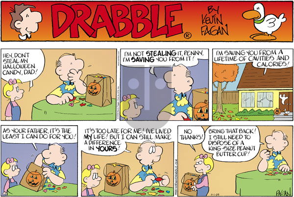 Drabble on Sunday November 1, 2009 Comic Strip