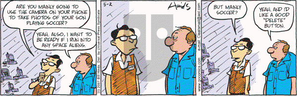 Cleats - Wednesday May 2, 2007 Comic Strip
