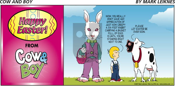 Cow and Boy Classics on Sunday April 8, 2007 Comic Strip