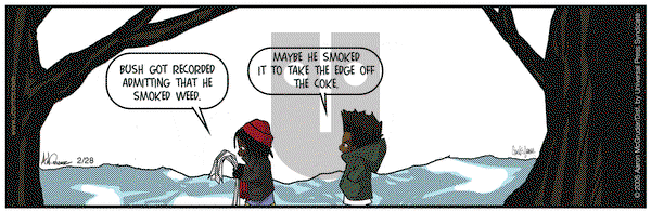 The Boondocks on Monday February 28, 2005 Comic Strip