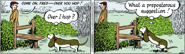 Fred Basset - Thursday March 7, 2019 Comic Strip