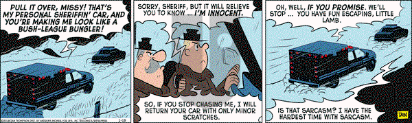 Rip Haywire on Friday January 19, 2018 Comic Strip